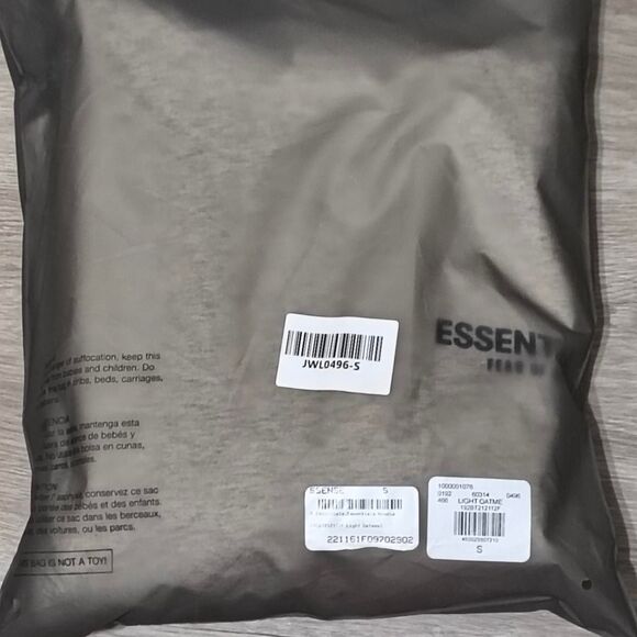 Fear of God Essentials Hoodie Light Heather Grey – Size S – Authentic - Picture 6 of 6